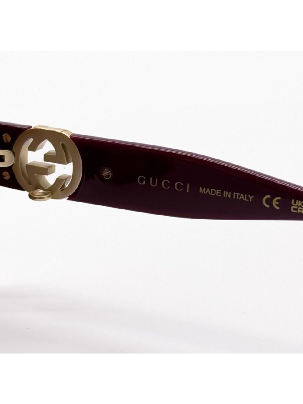 NEW GUCCI SUNGLASSES GG1029SA 003 HAVANA OVERSIZED WOMEN GUCCI WITH CHAIN - Picture 11 of 13